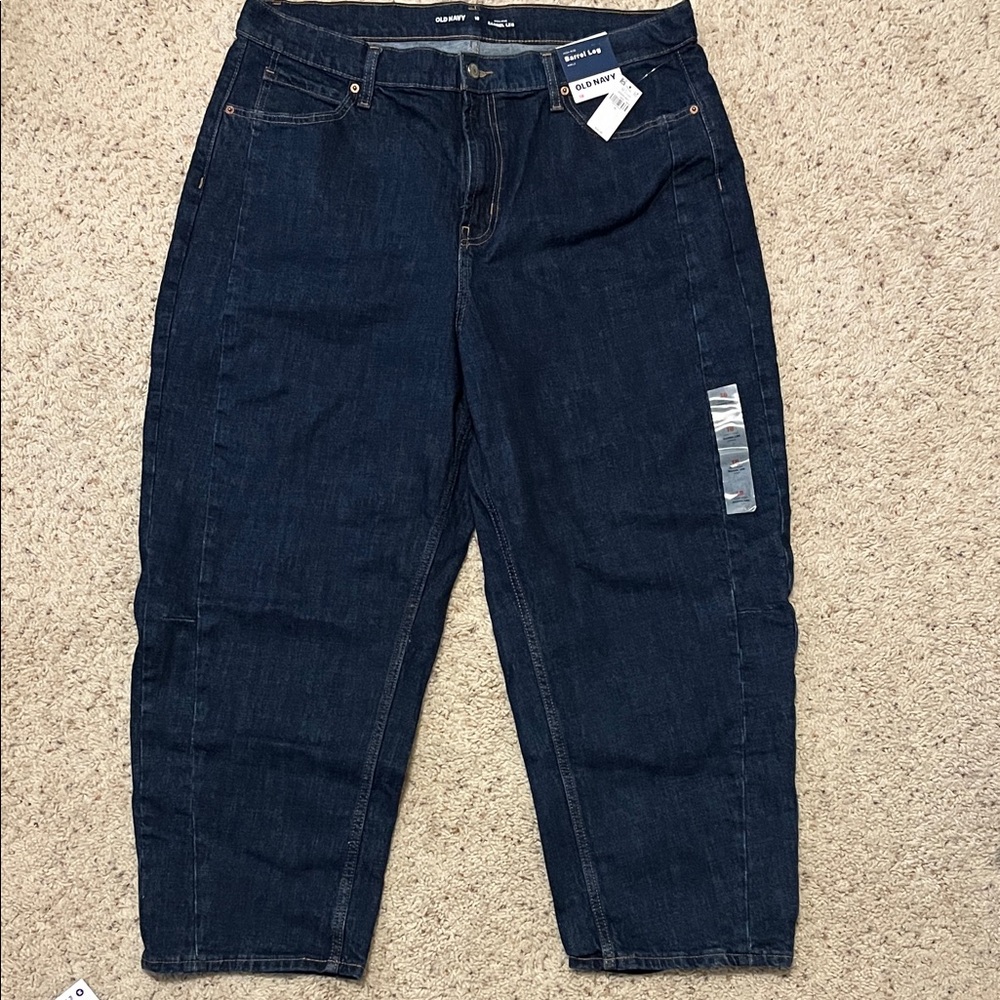 Old Navy Women's High-Rise Dark Indigo Jeans